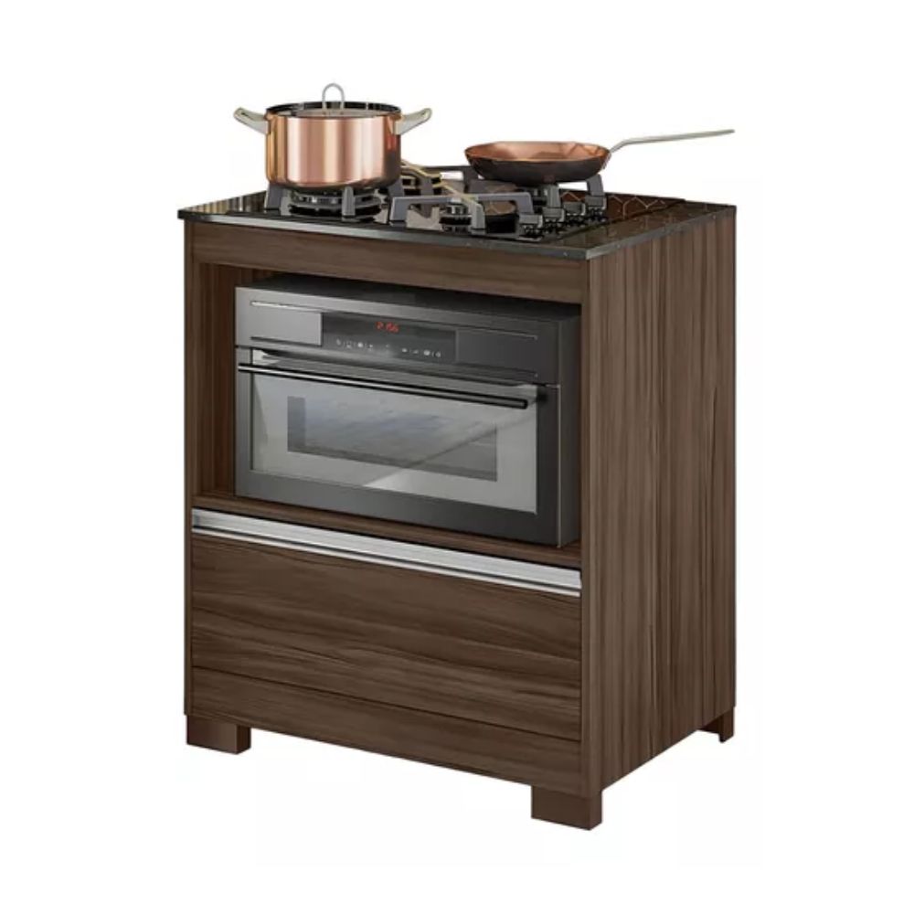 Balcao Notavel Cooktop Nt 3110 Ref 222 Nogal Trend/granito