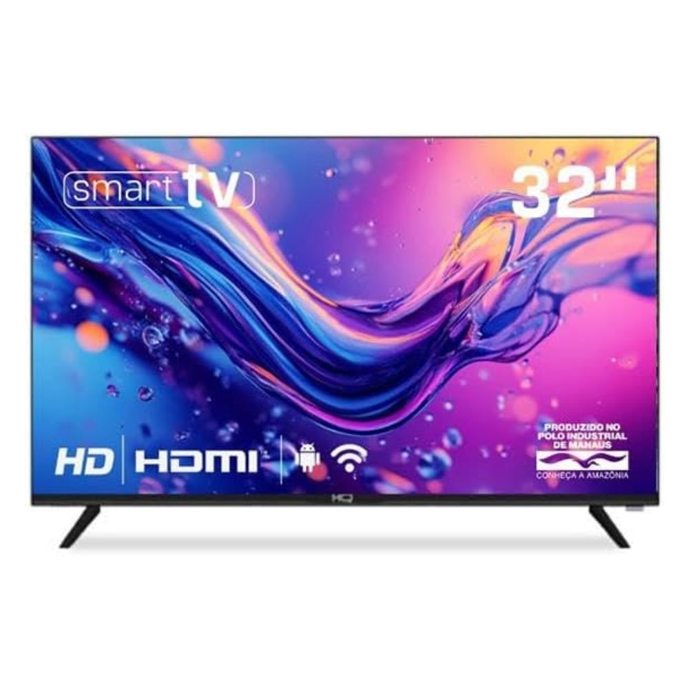 Smart TV HQ Screen 32 Polegadas Android Wi-Fi/Bluetooth