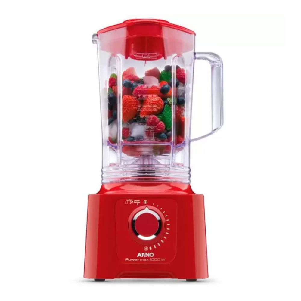 Liquidificador Arno Power Max 1000W LN59 Vermelho