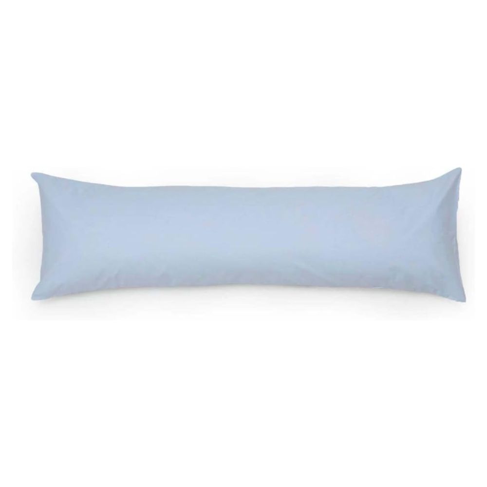 Fronha Body Pillow Toque Acetinado 40cm x 130cm Altenburg Azul