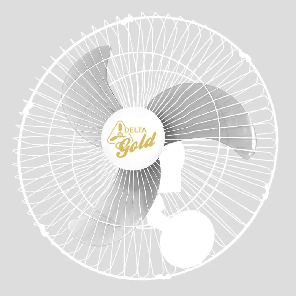 Ventilador Oscilante de Parede 60cm Venti-Delta Gold 200W Branco