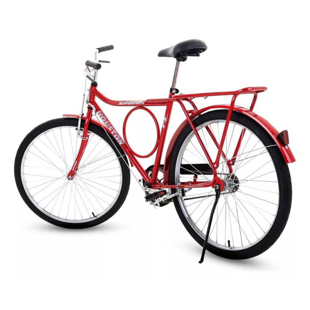 Bicicleta Houston Super Forte FV Aro 26 Vermelha