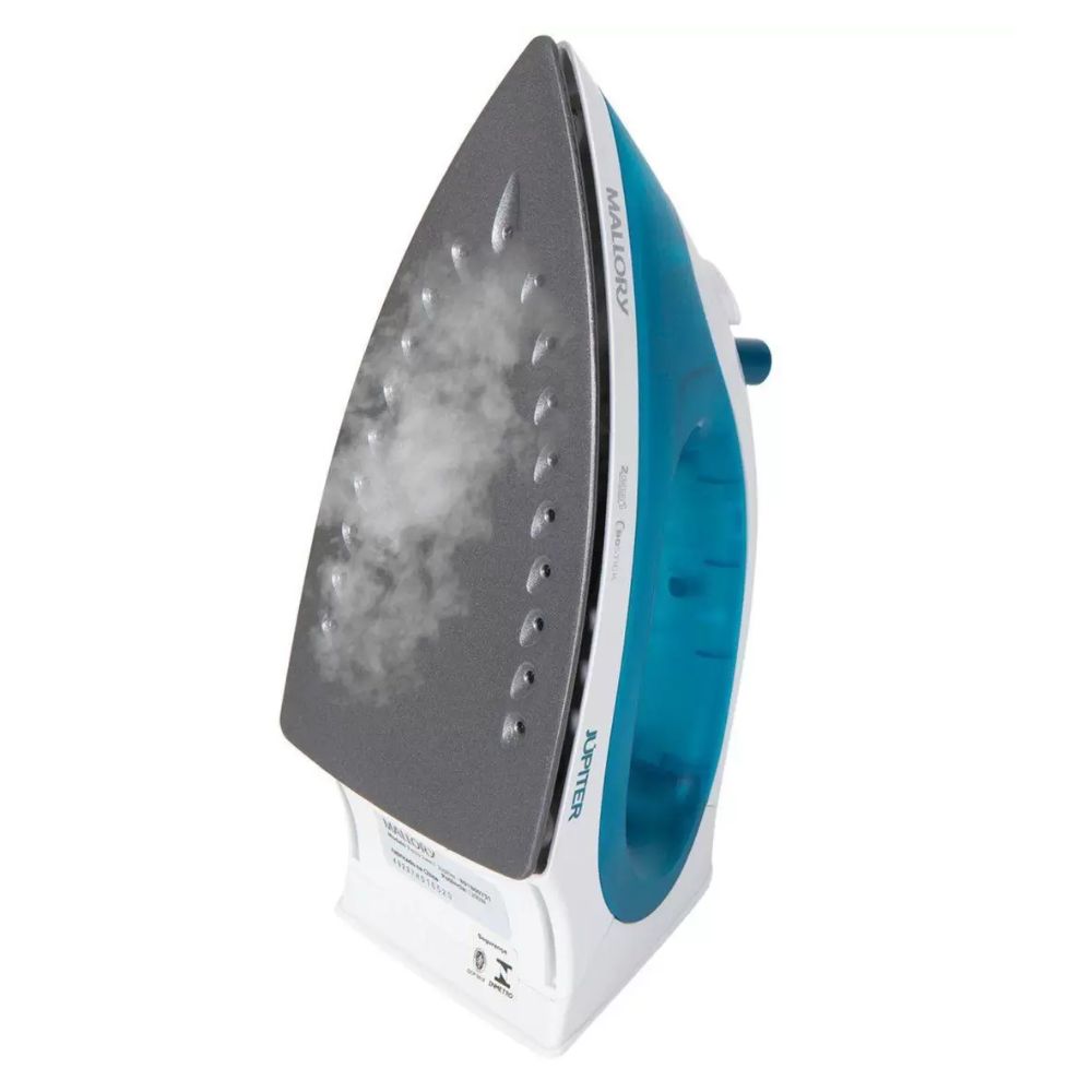 Ferro De Passar a Vapor Mallory Júpiter Branco E Azul