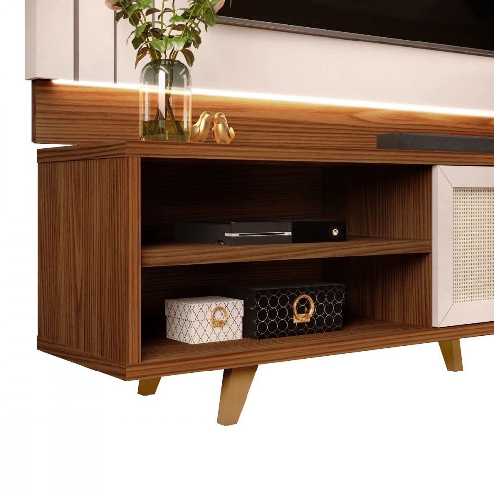 Painel e Bancada Dj Vintage Freijo / Off White (AT)