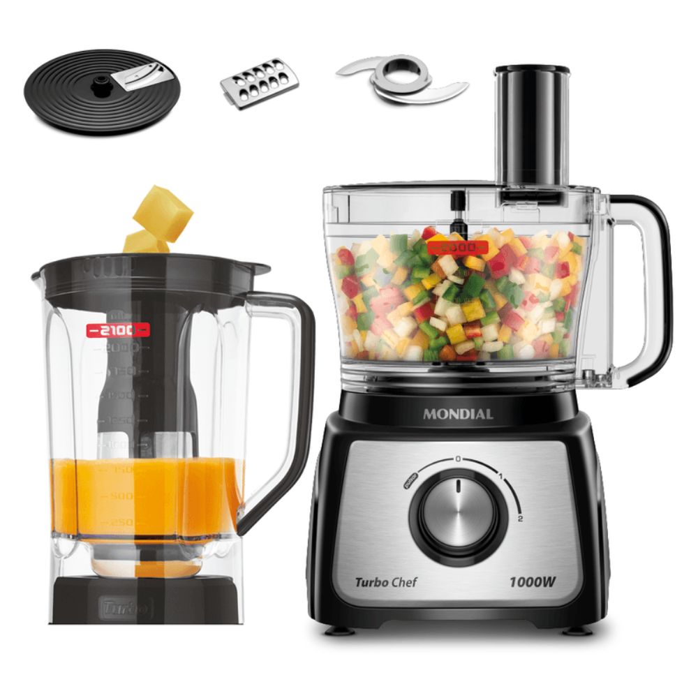 Multiprocessador Turbo Chef 5 em 1 Mondial MPN-01