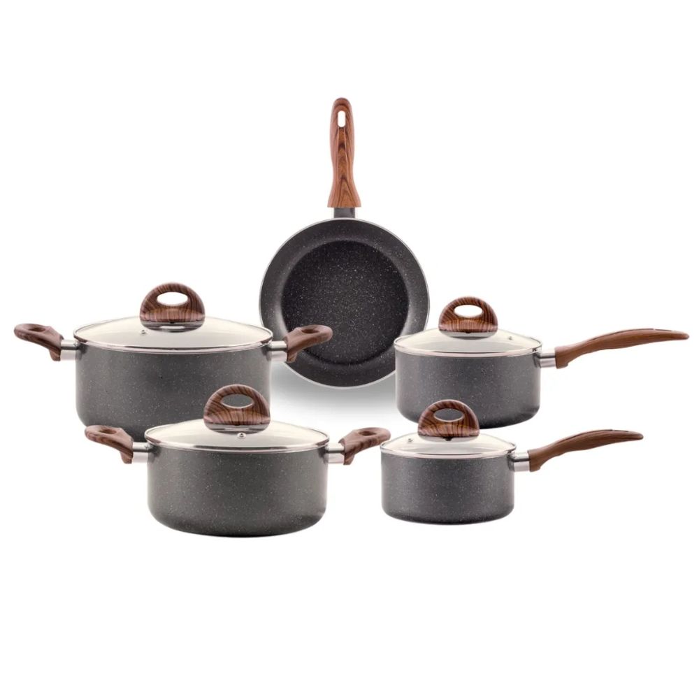 Jogo de Panelas Brinox Ceramic Life Smart Plus 5 Peças