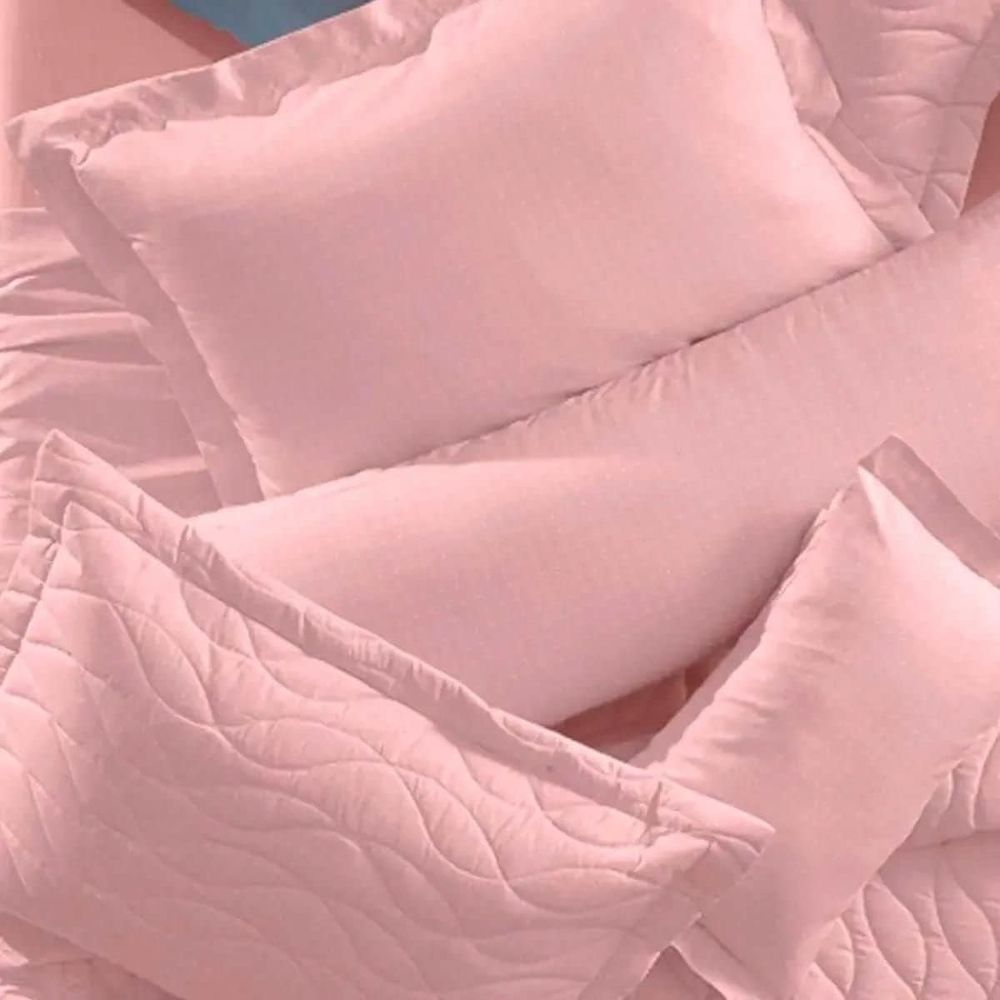 Fronha Body Pillow Toque Acetinado 40cm x 130cm Altenburg Azul