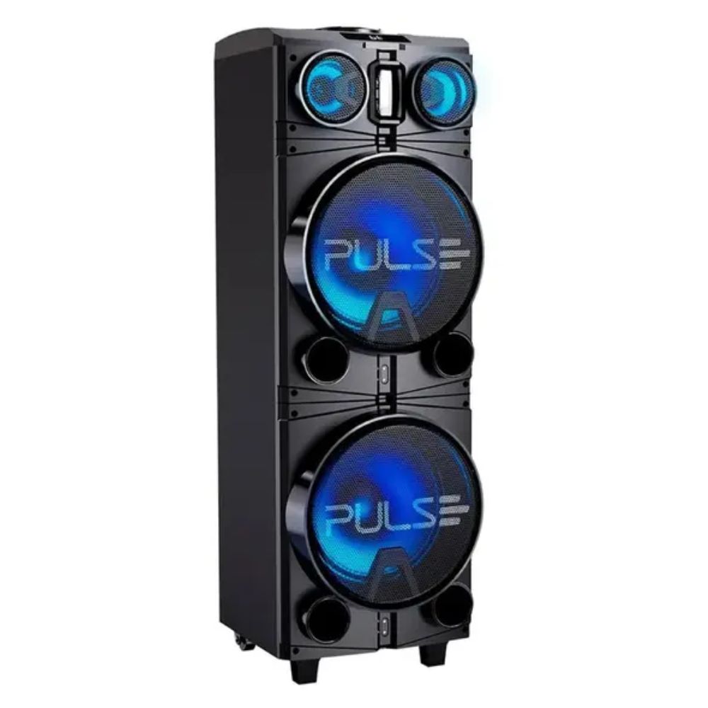 Caixa de Som Pulse Multilaser Storm 2 Double 10 SP514 1500W