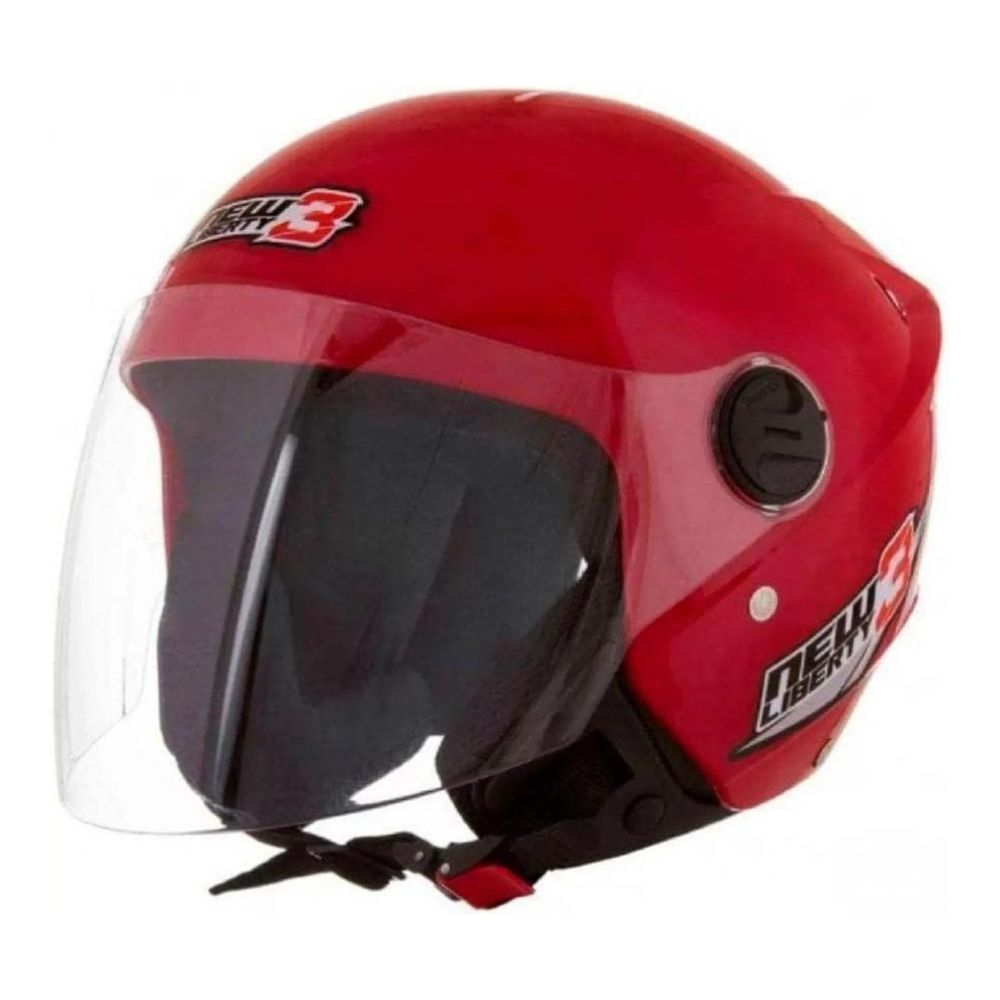 Capacete Moto Pro Tork New Liberty Three Vermelho 58