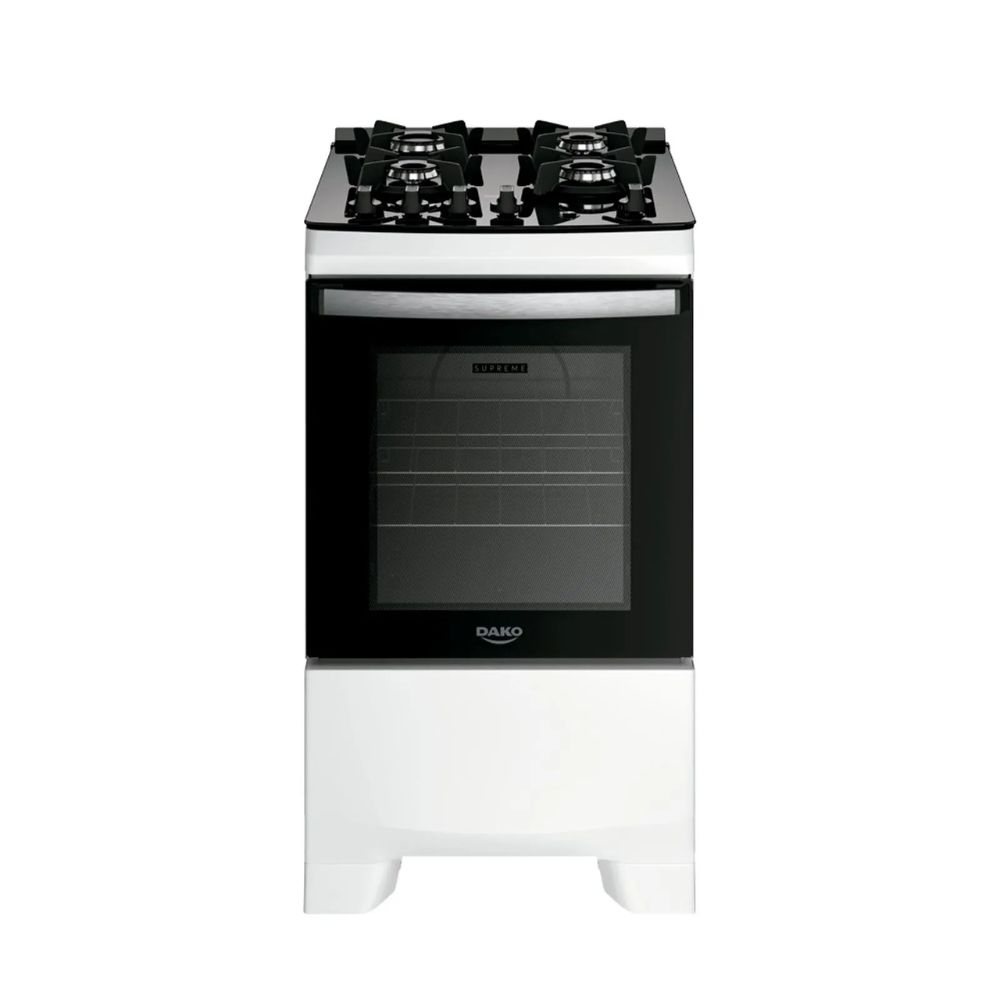Fogão Dako Supreme Glass 4 Bocas Branco