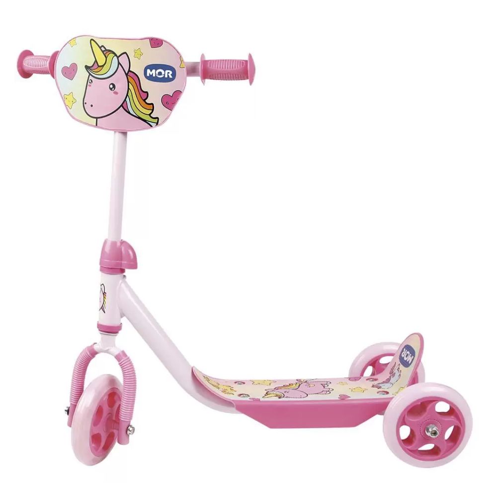 Patinete 3 Rodas Infantil Rosa Mor