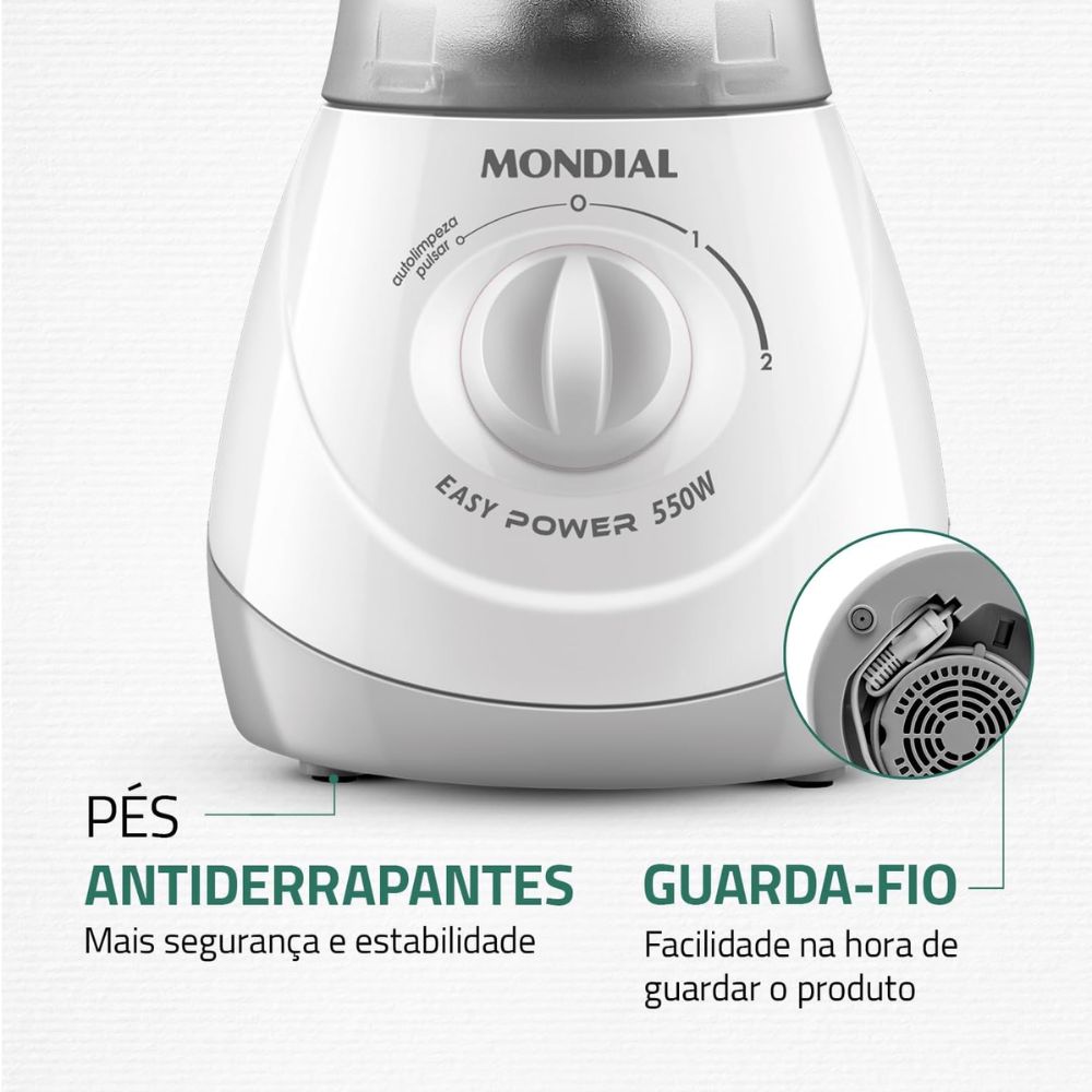 Liquidificador Mondial L-550 Branco