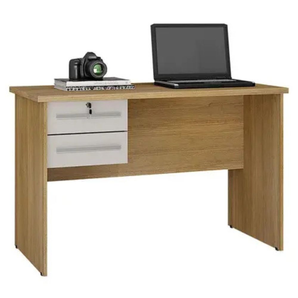 Mesa para Computador Valdemóveis Byte Cinamomo / Off White