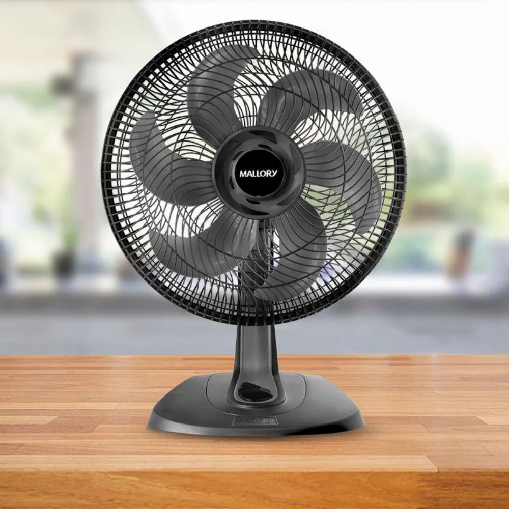 Ventilador Mallory Turbo Silêncio 40 Cm TS40+ Preto Grafite