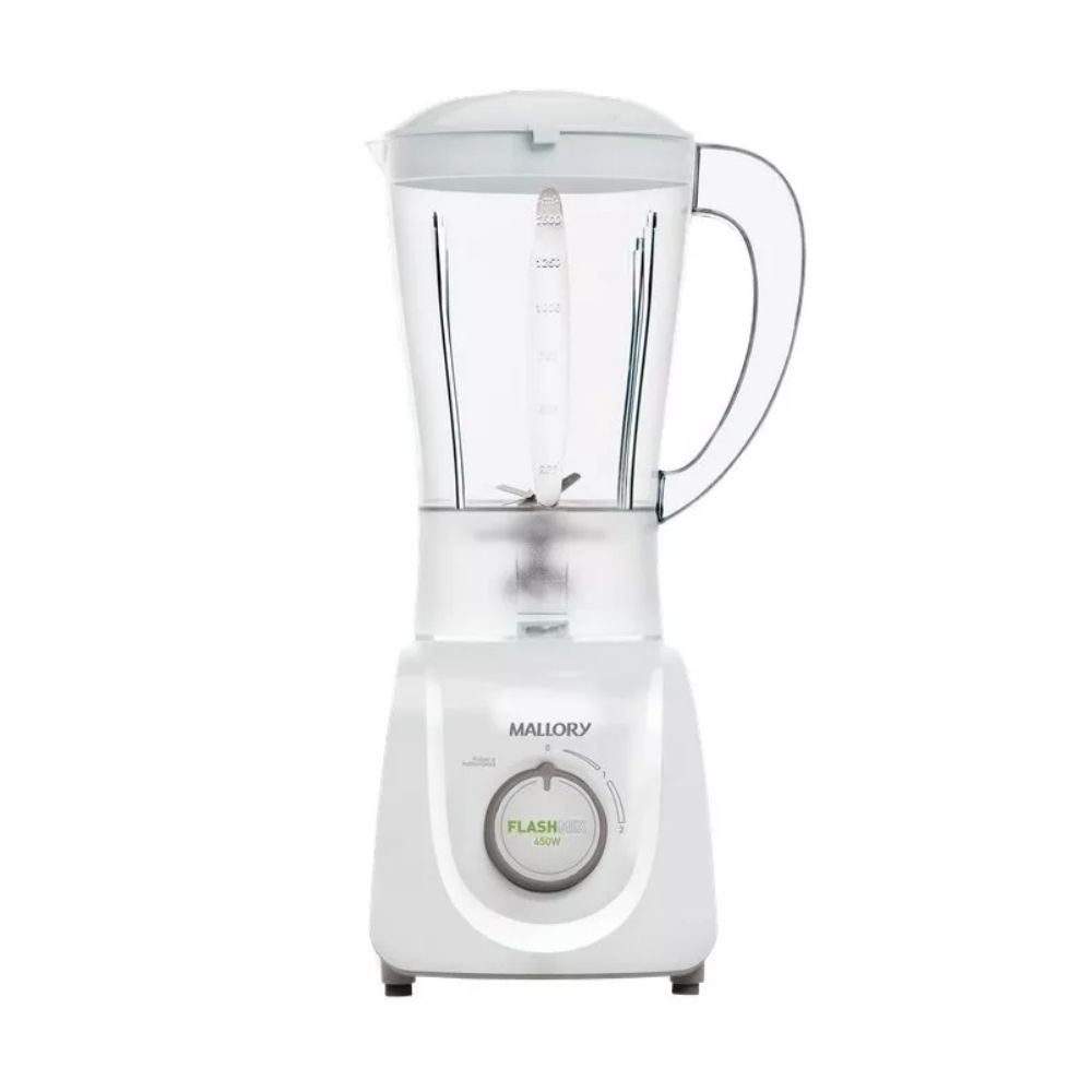Liquidificador Mallory Flash Mix Branco/Cinza 2,1 Litros