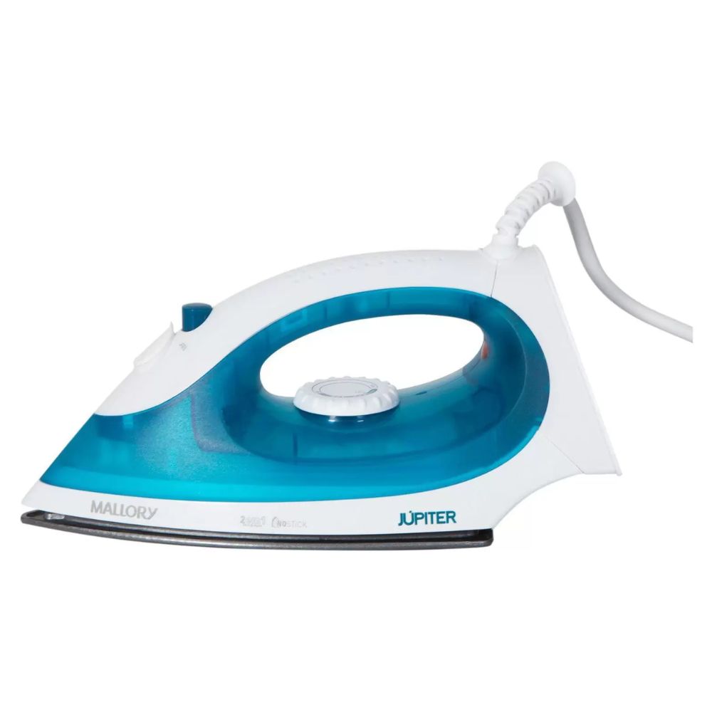 Ferro De Passar a Vapor Mallory Júpiter Branco E Azul