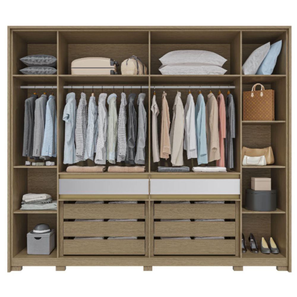 Guarda Roupa Rimo Regencia 10 Portas Freijo/off White