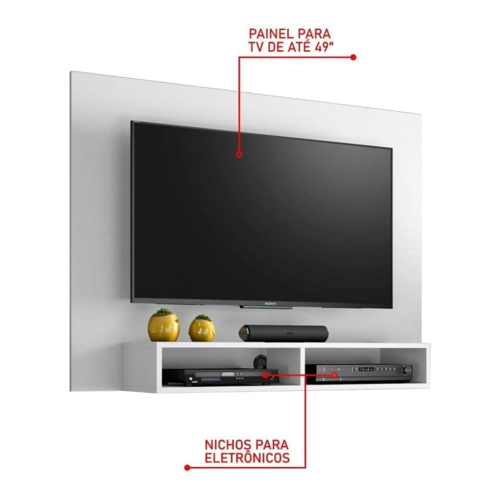 Painel Notável TV Eros 52130 Branco New