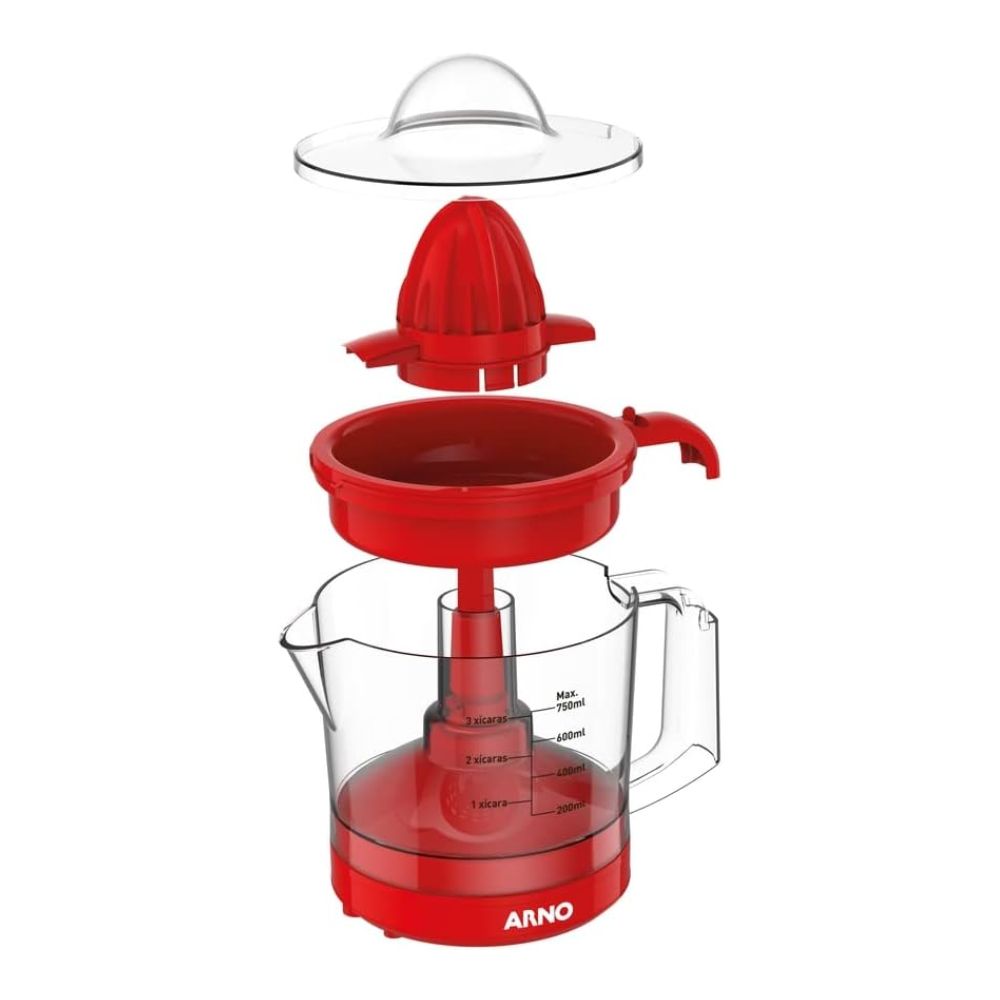 Espremedor De Frutas Arno Express 750ml CP32 Vermelho