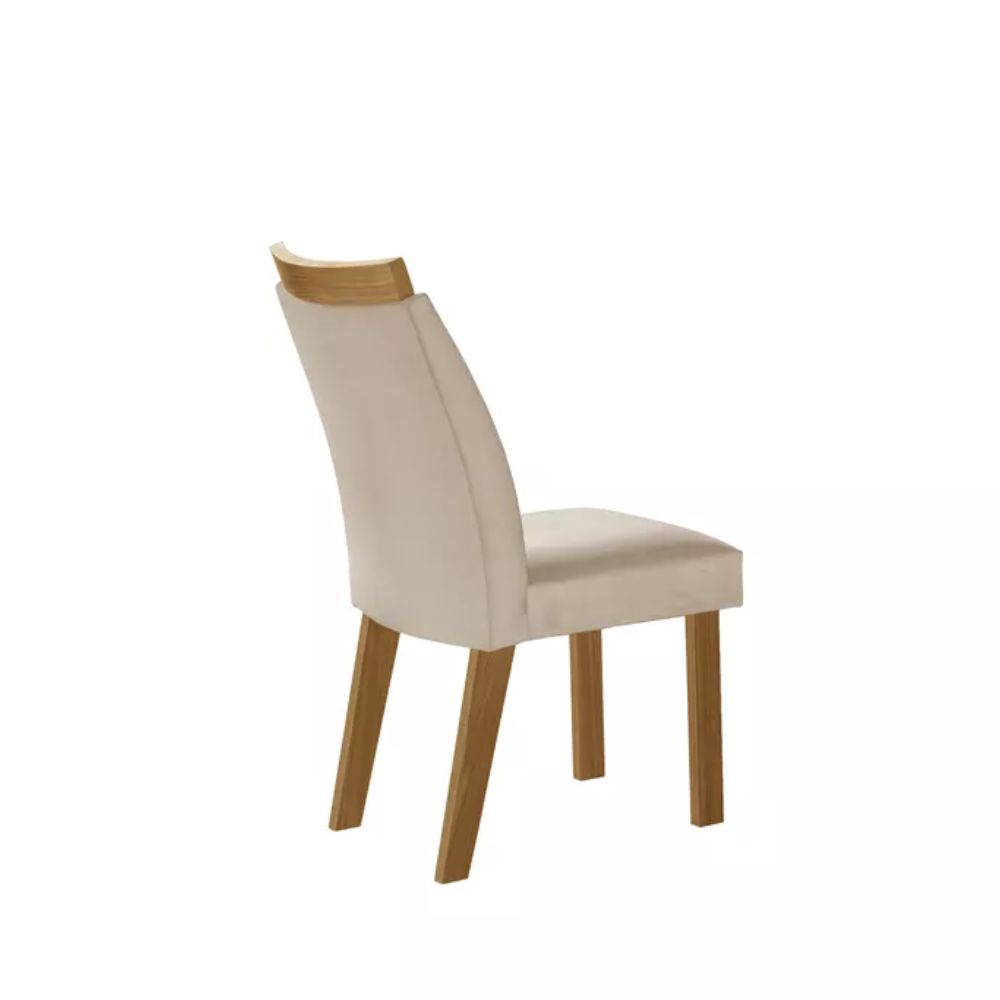 Conjunto de Mesa de Jantar LJ Dara com 6 Cadeiras Suedy