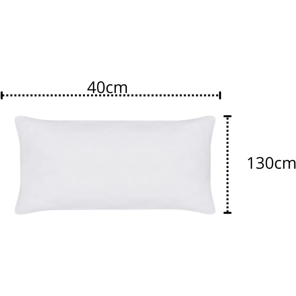 Fronha Body Pillow Toque Acetinado 40cm x 130cm Altenburg Azul
