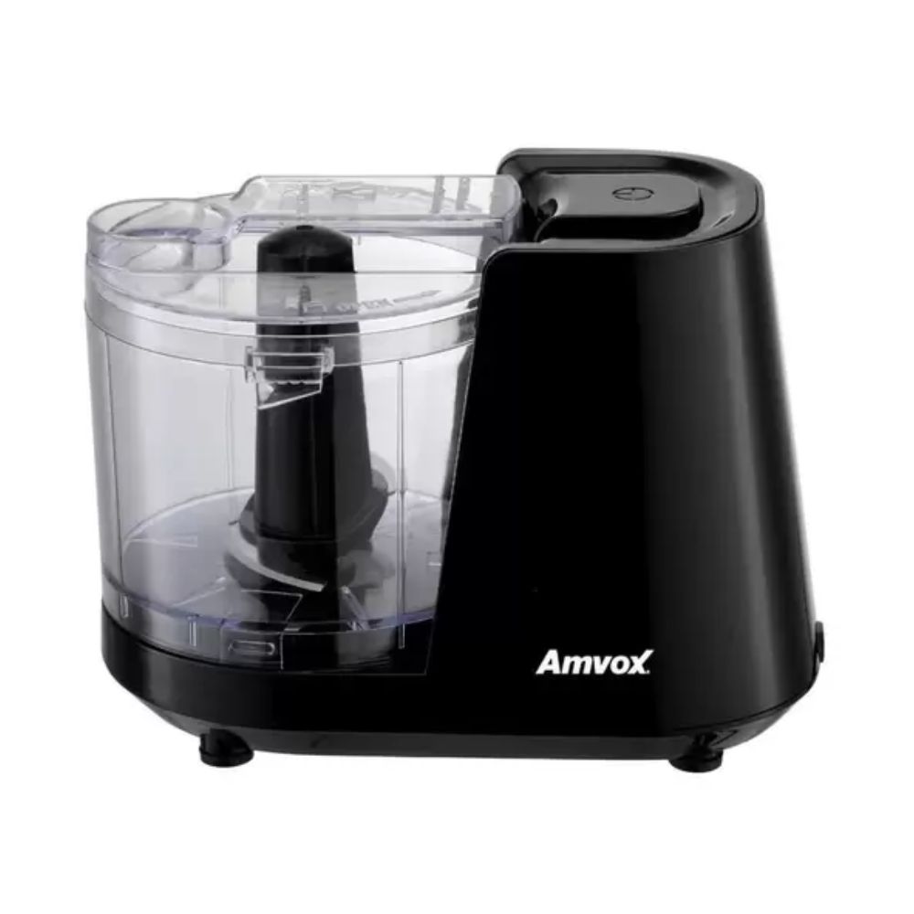 Mini processador Amvox APR1001 350ml com 100W Preto