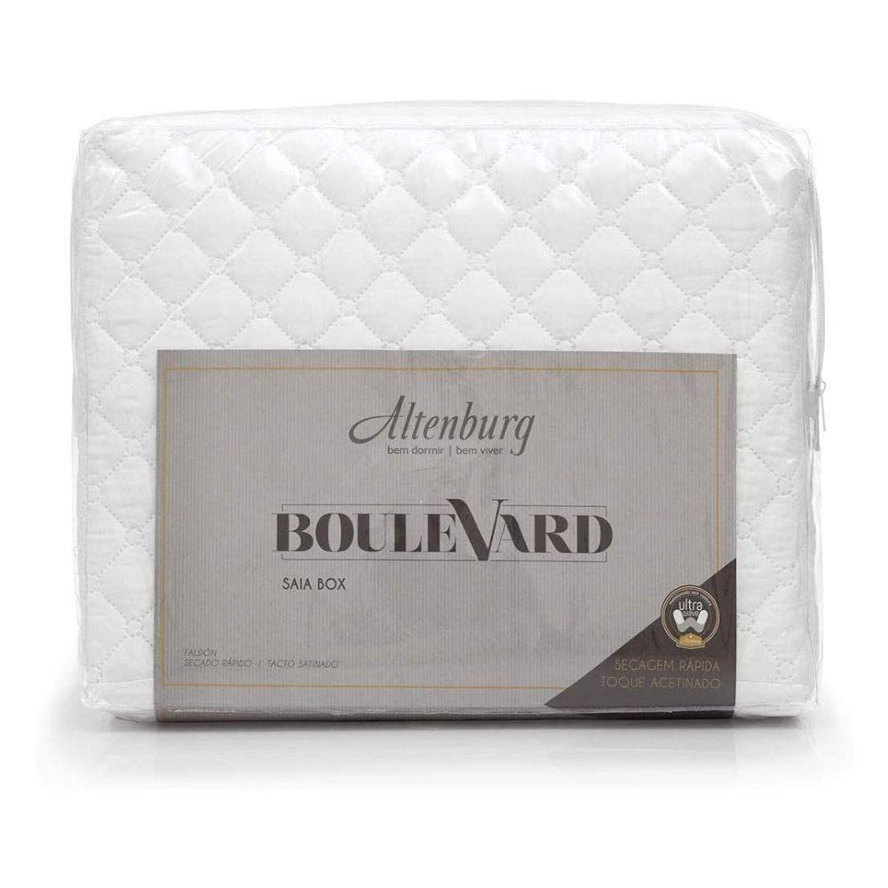 Saia Box Boulevard Petit Poa King Branco 193x203x35cm Altenburg