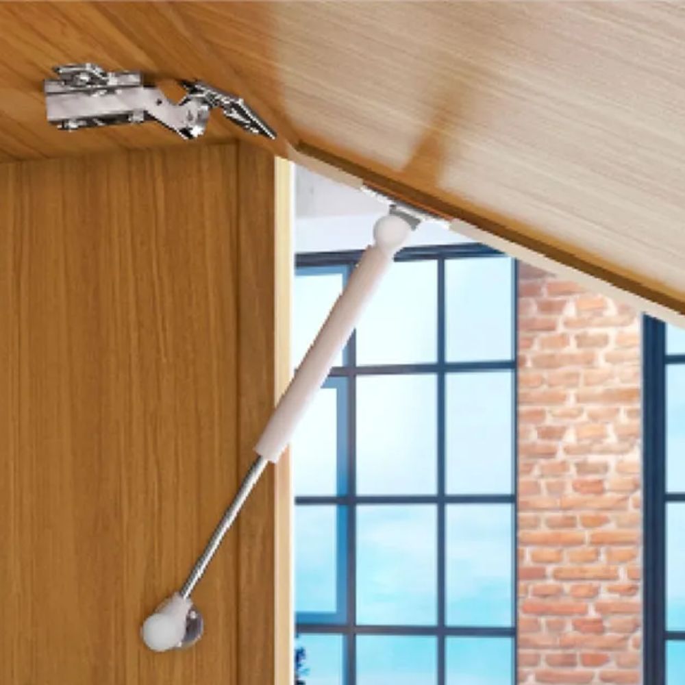 Armário Aéreo Nesher Baronesa 1 Porta Basculante com Nicho e Adega 120cm Freijó