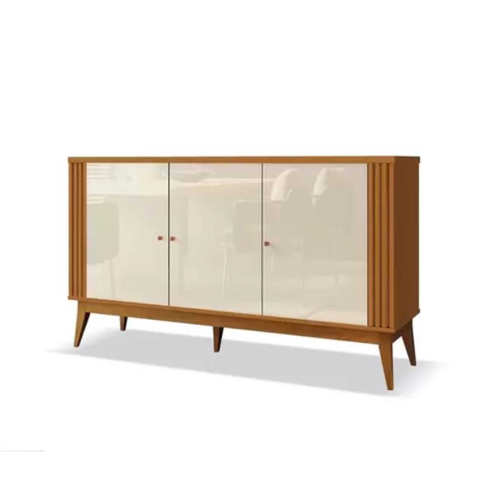 Buffet Argo Cedro Off White 778170 Pés em Madeira EDN