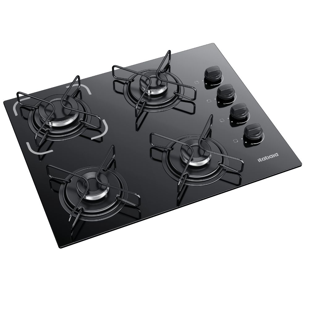 Cooktop Itatiaia Essencial 4 Bocas - Preto