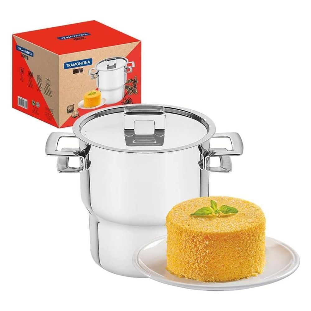 Cuscuzeira Tramontina Brava 62419140 Aço Inox