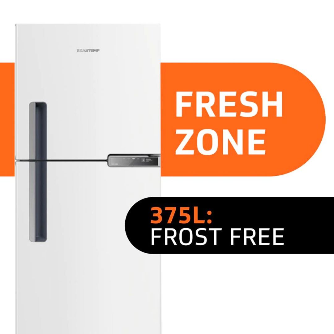 Refrigerador Brastemp Duplex 375L BRM44HBBNA Branco