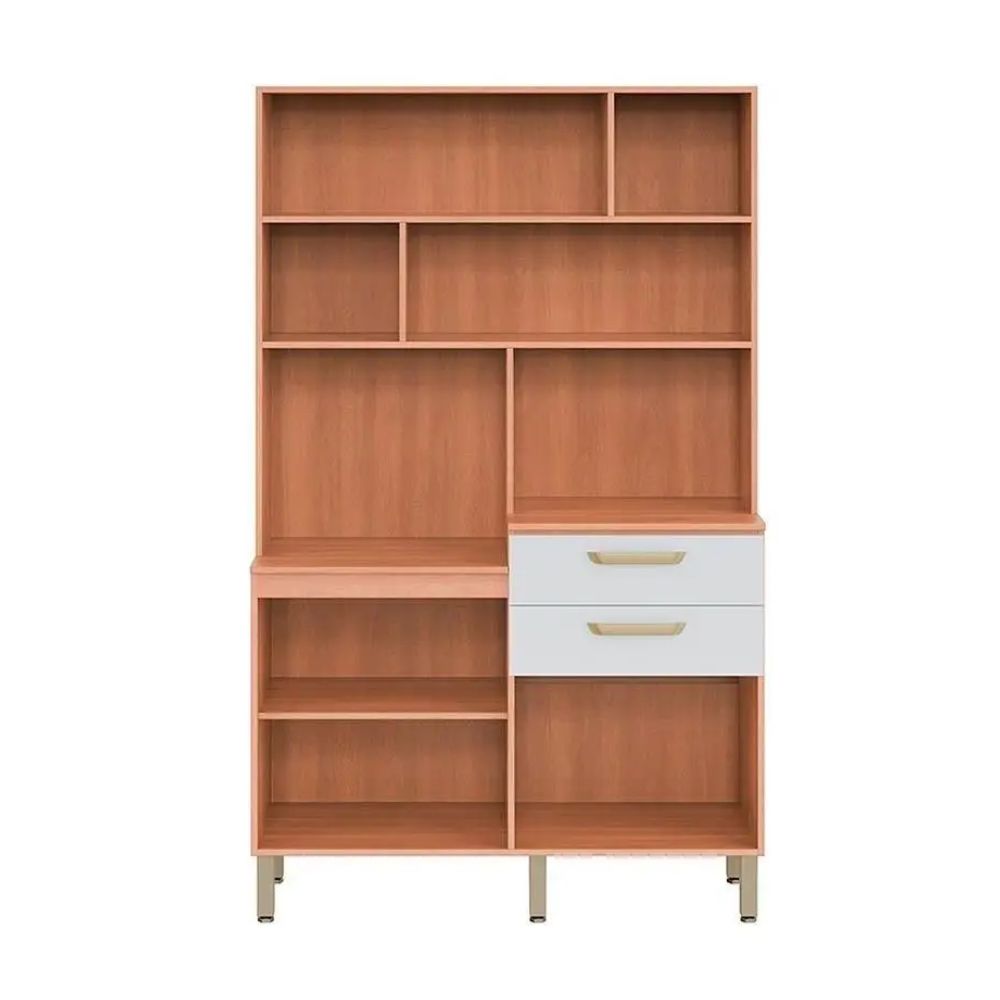 Cozinha Compacta Pimenta Telasul 1,20m 2 Portas 2 Gavetas Freijo/Branco