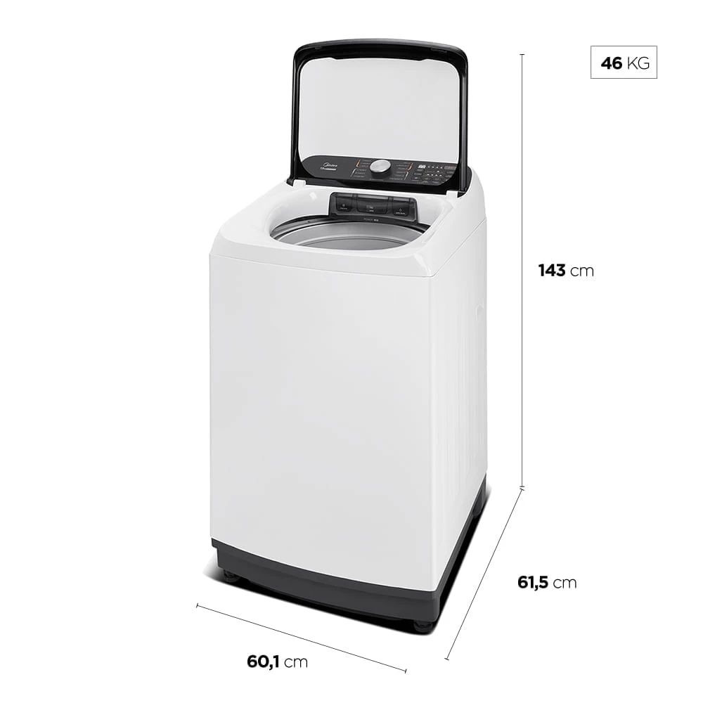 Máquina de Lavar Midea Wave Agitator 15kg