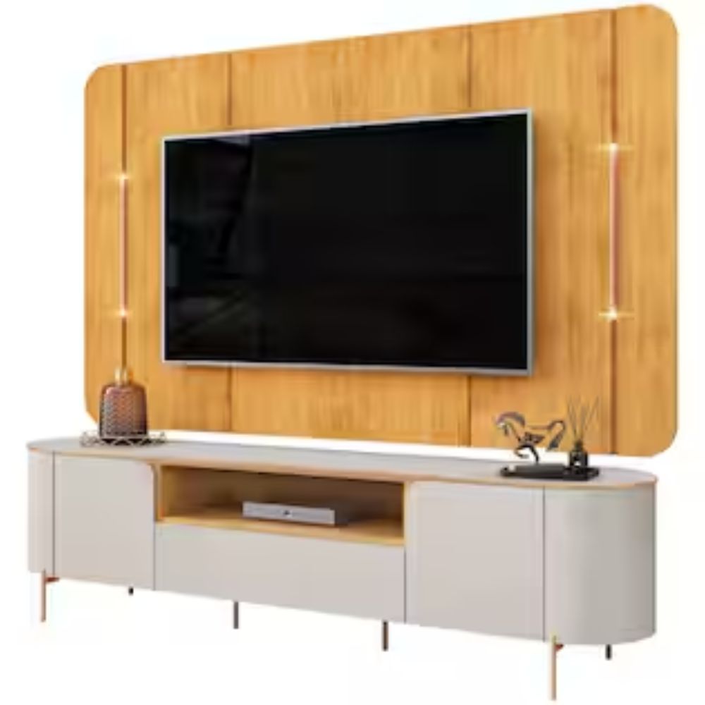 Bancada e Painel Areta cedro/bali 2180 mm