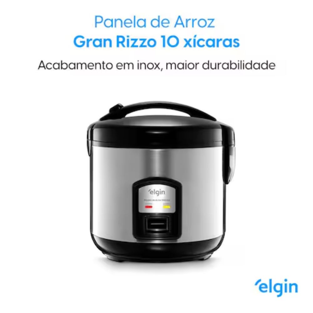 Panela Elétrica de Arroz Elgin PAR30 10 Xícaras 1,8L 220V