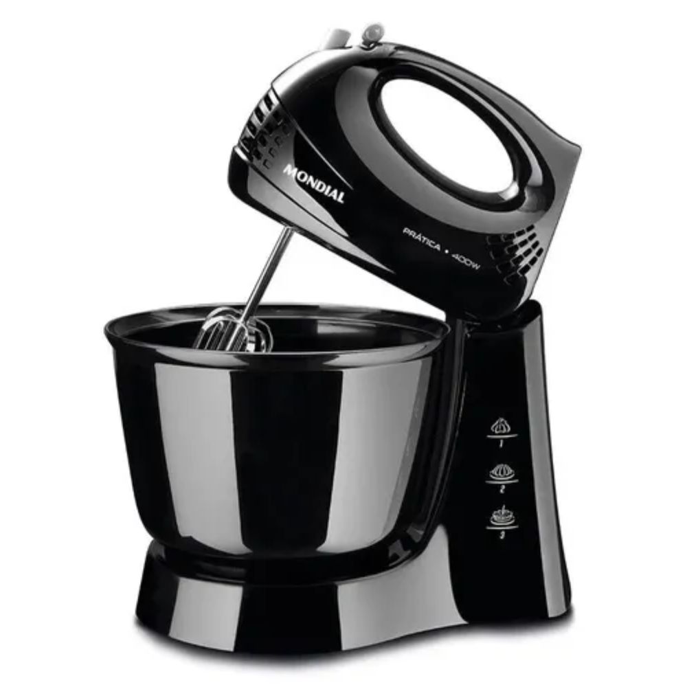 Batedeira Mondial Prática B-44-B 400W Preta