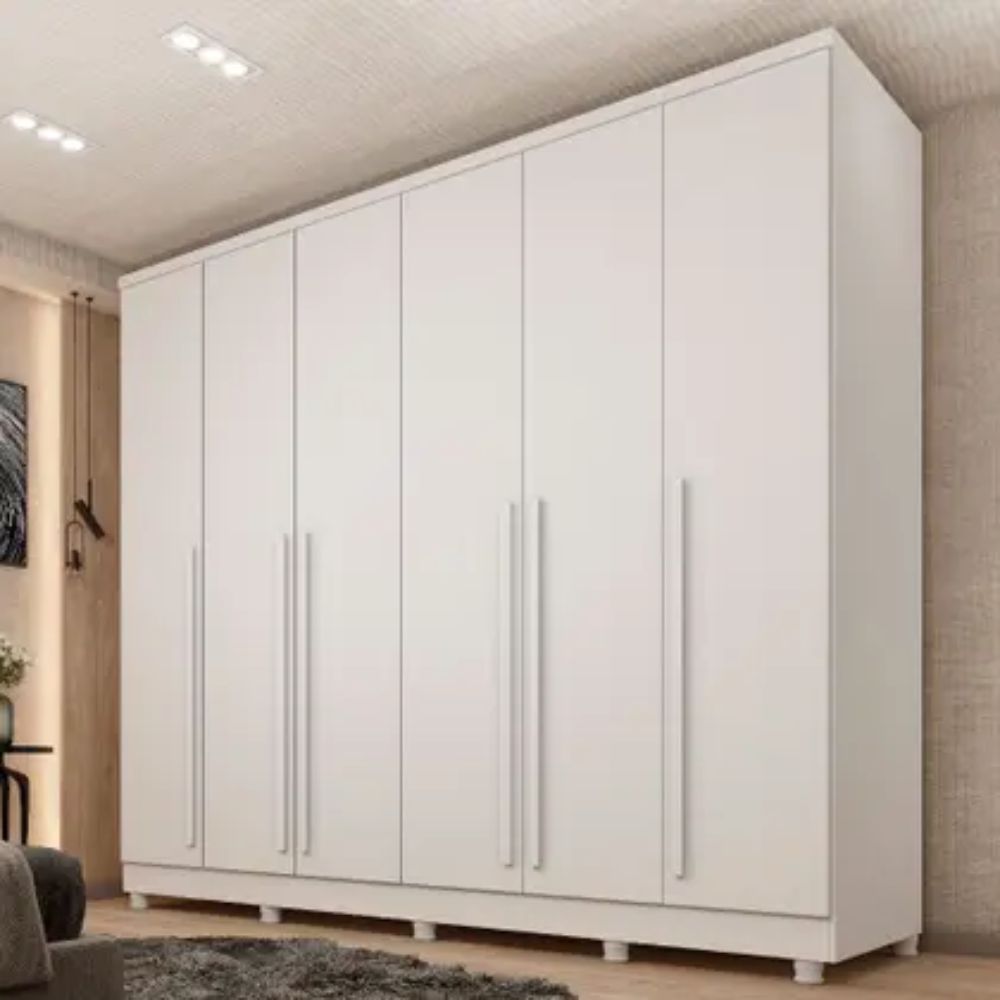 Guarda Roupa Sevila com 6 Portas 8 Gavetas Tcil