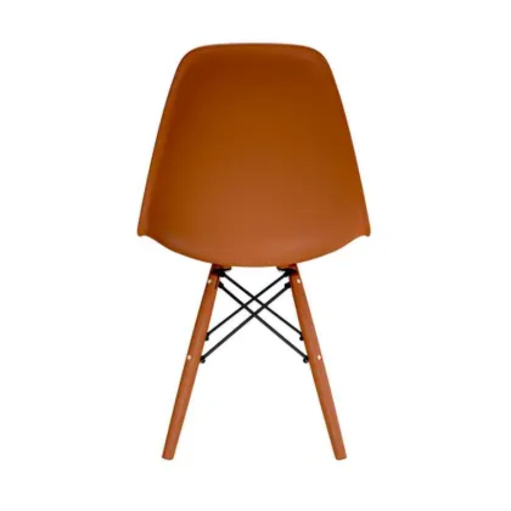 Cadeira Eames Terracota Empório Tiffany Base Em Polipropileno