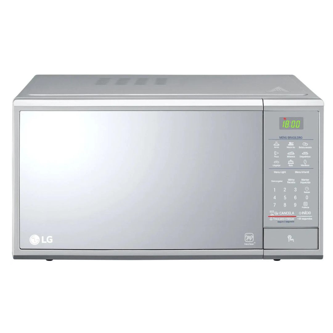 Microondas Lg Ms-3095 Easyclean 30l Prata