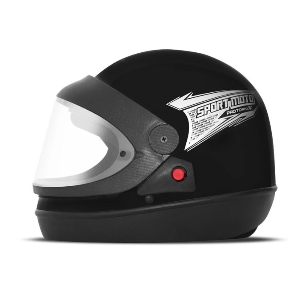 Capacete ProTork SM Sport Moto Tam 58 Preto Fosco