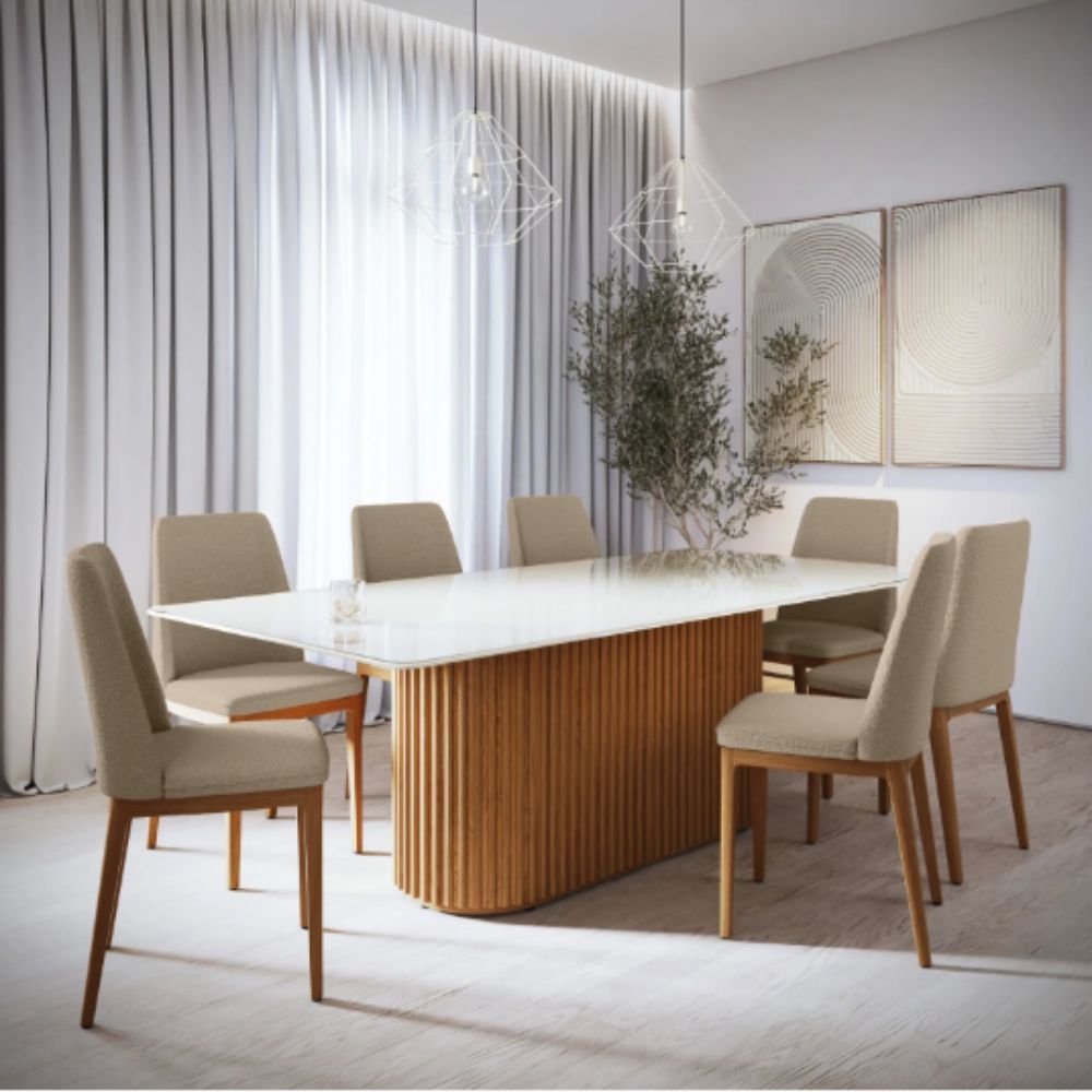 Cadeira Imcal City 649 Boucle Areia/Nature