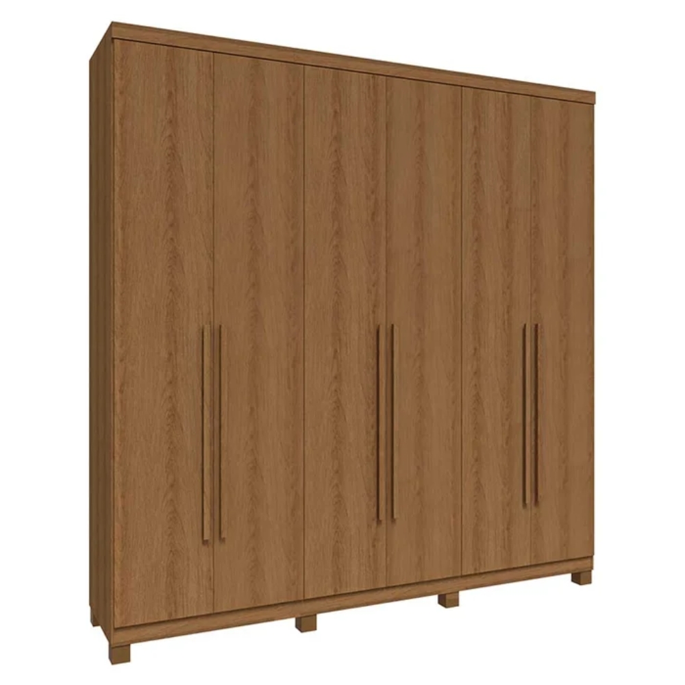 Guarda Roupa Rimo New Honduras 6 Portas Jequitibá