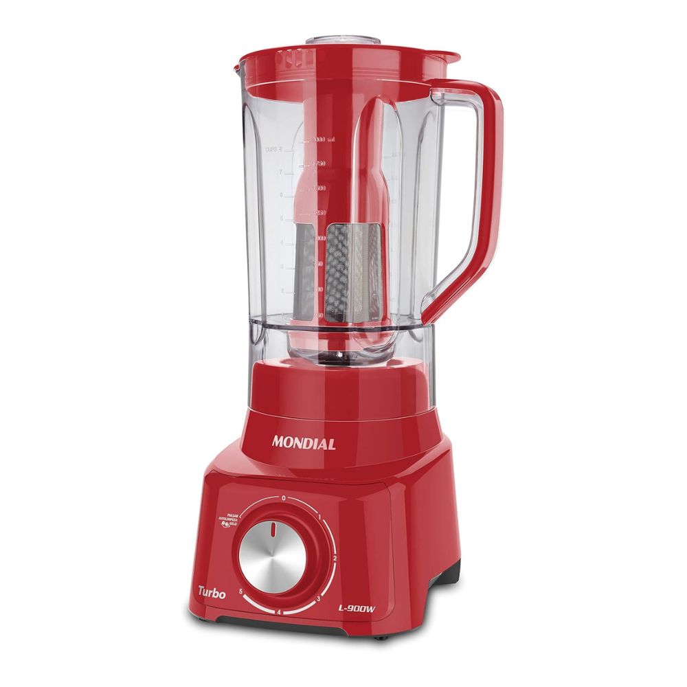 Liquidificador Turbo Full Mondial L-900 FR Vermelho