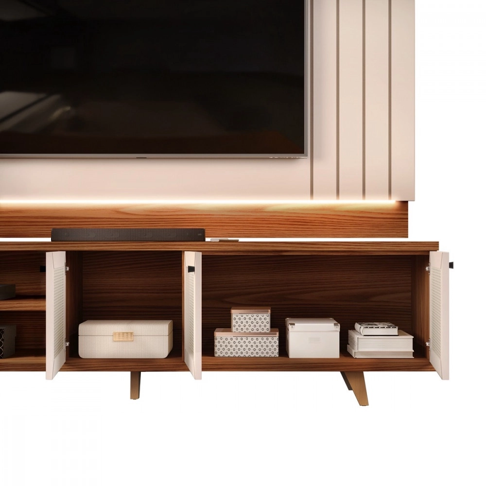 Painel e Bancada Dj Vintage Freijo / Off White (AT)