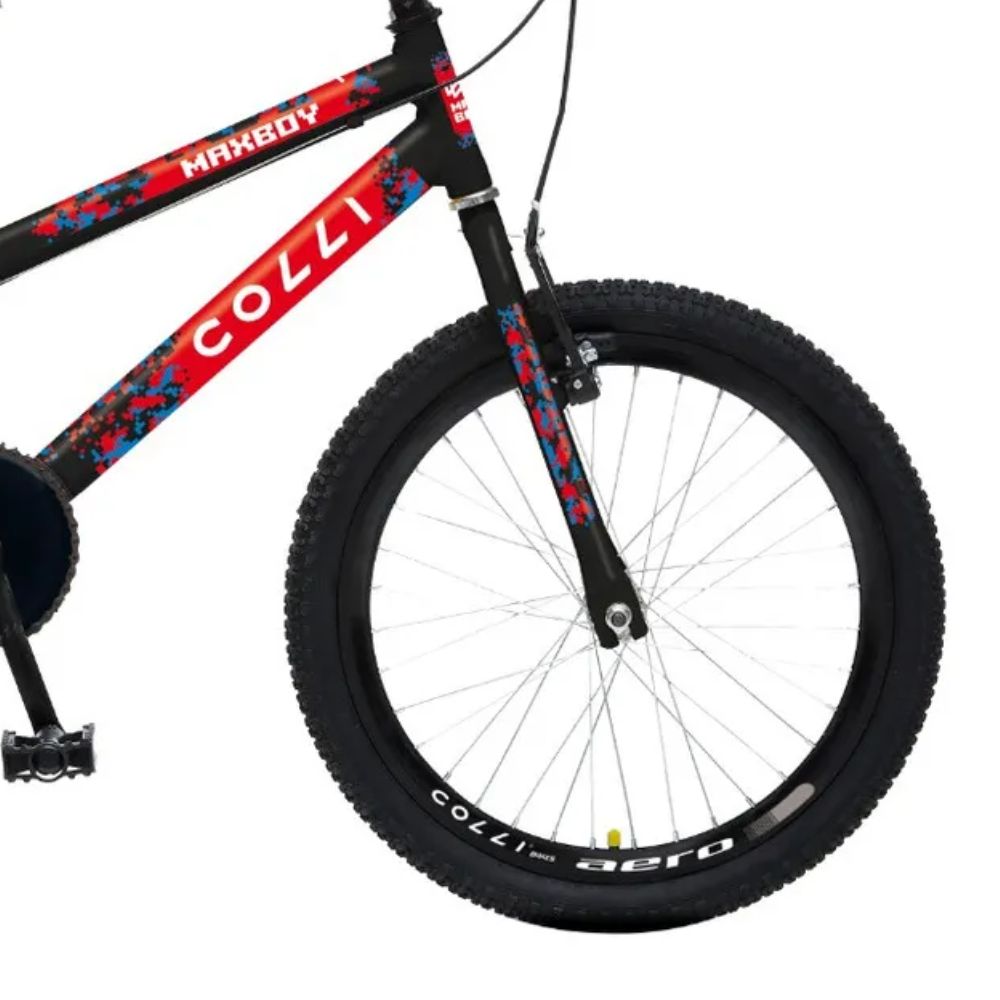Bicicleta Colli Max Boy Cross Aro 20 Masculina Preto Fosco
