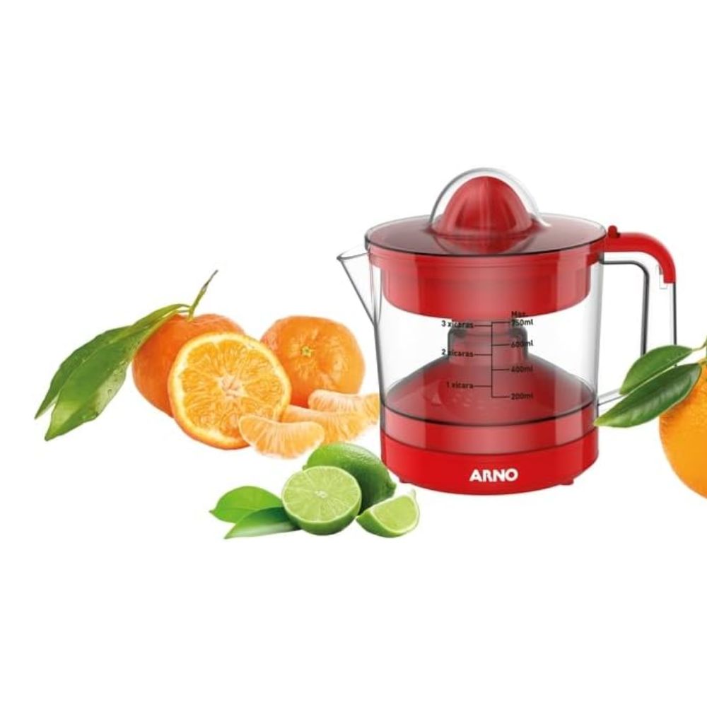 Espremedor De Frutas Arno Express 750ml CP32 Vermelho