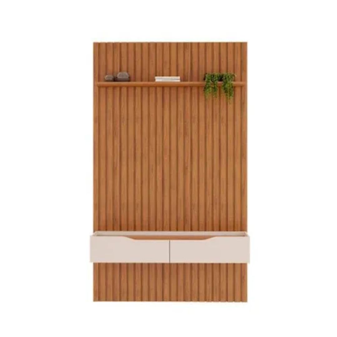 Painel e Bancada Dj Pratic 143x240 Freijo/off White