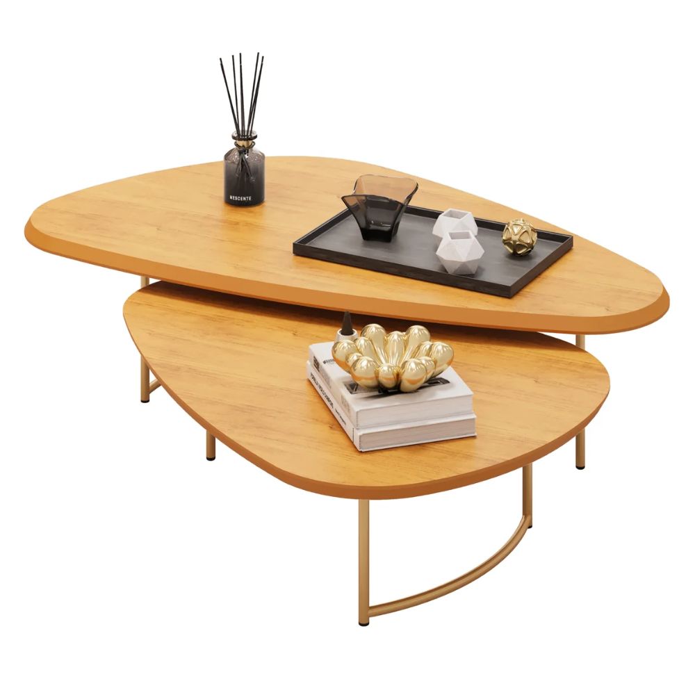 Mesa de Centro Pétala DJ Móveis Cedro