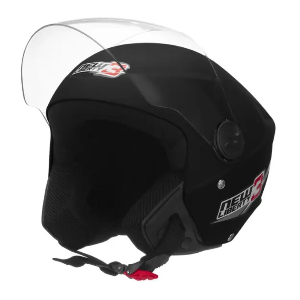 Capacete Protork Liberty 3 New Cap-488PTF Tam 56 Preto Fosco